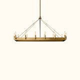 Camino Vintage Filament Rectangular Chandelier
