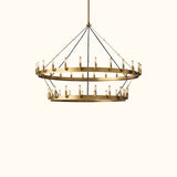Camino Vintage Filament Two-Tier Chandelier