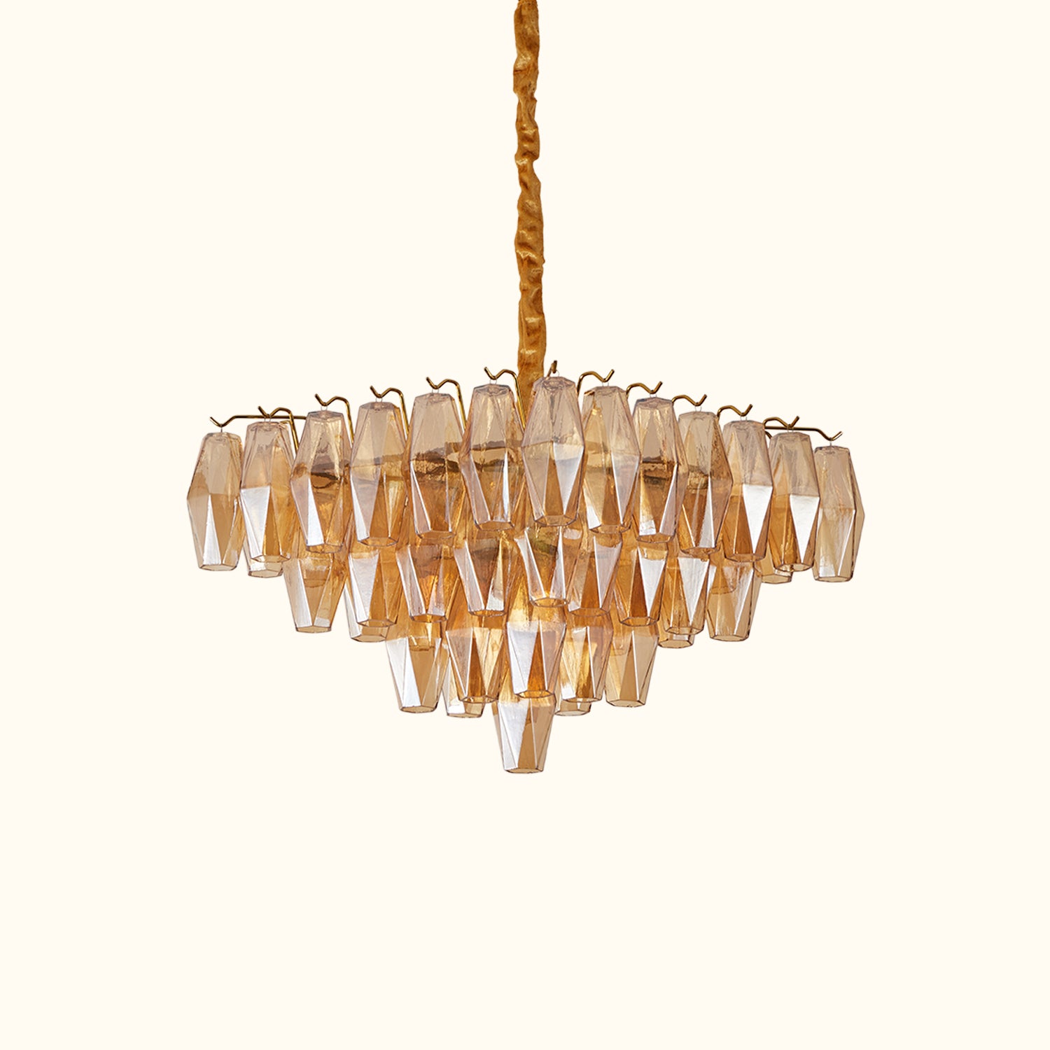 Chiara Square Chandelier19.7"