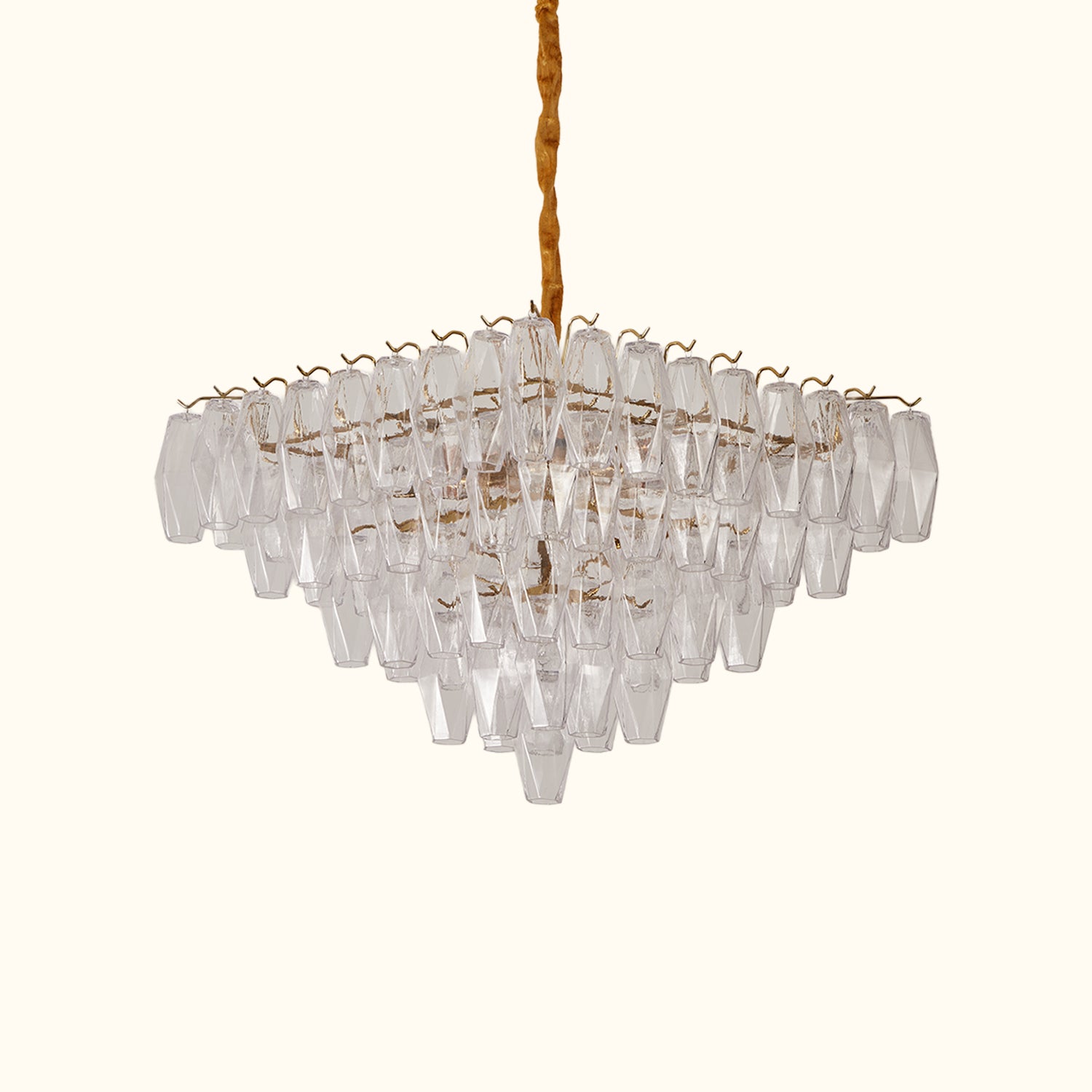 Chiara Square Chandelier23.6"