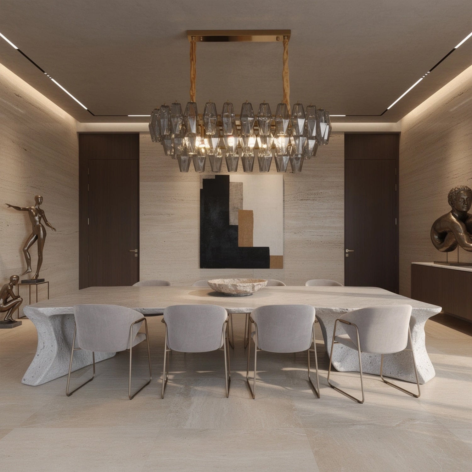 Chiara Linear Chandelier29.5"
