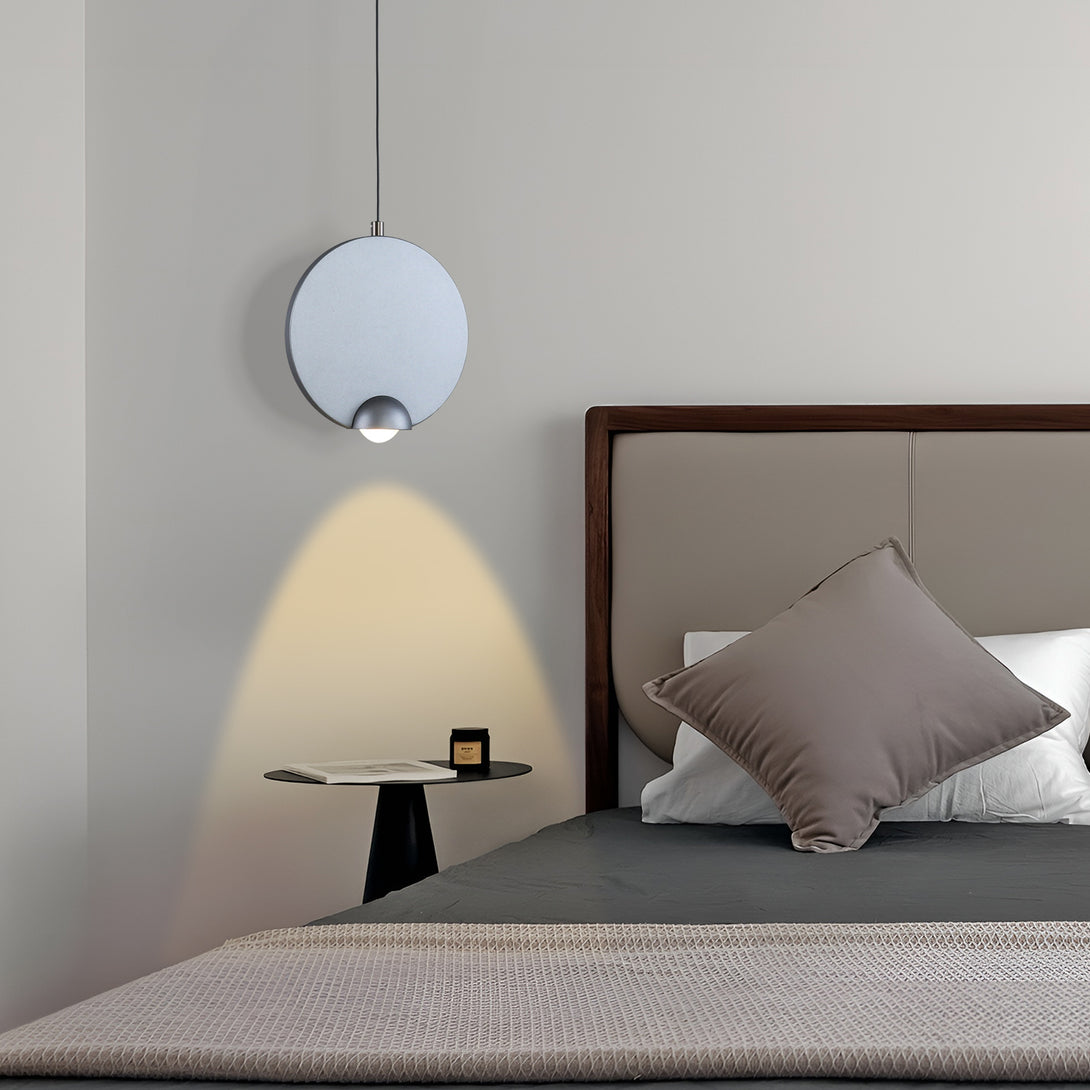 Disc-Shaped Pendant Light