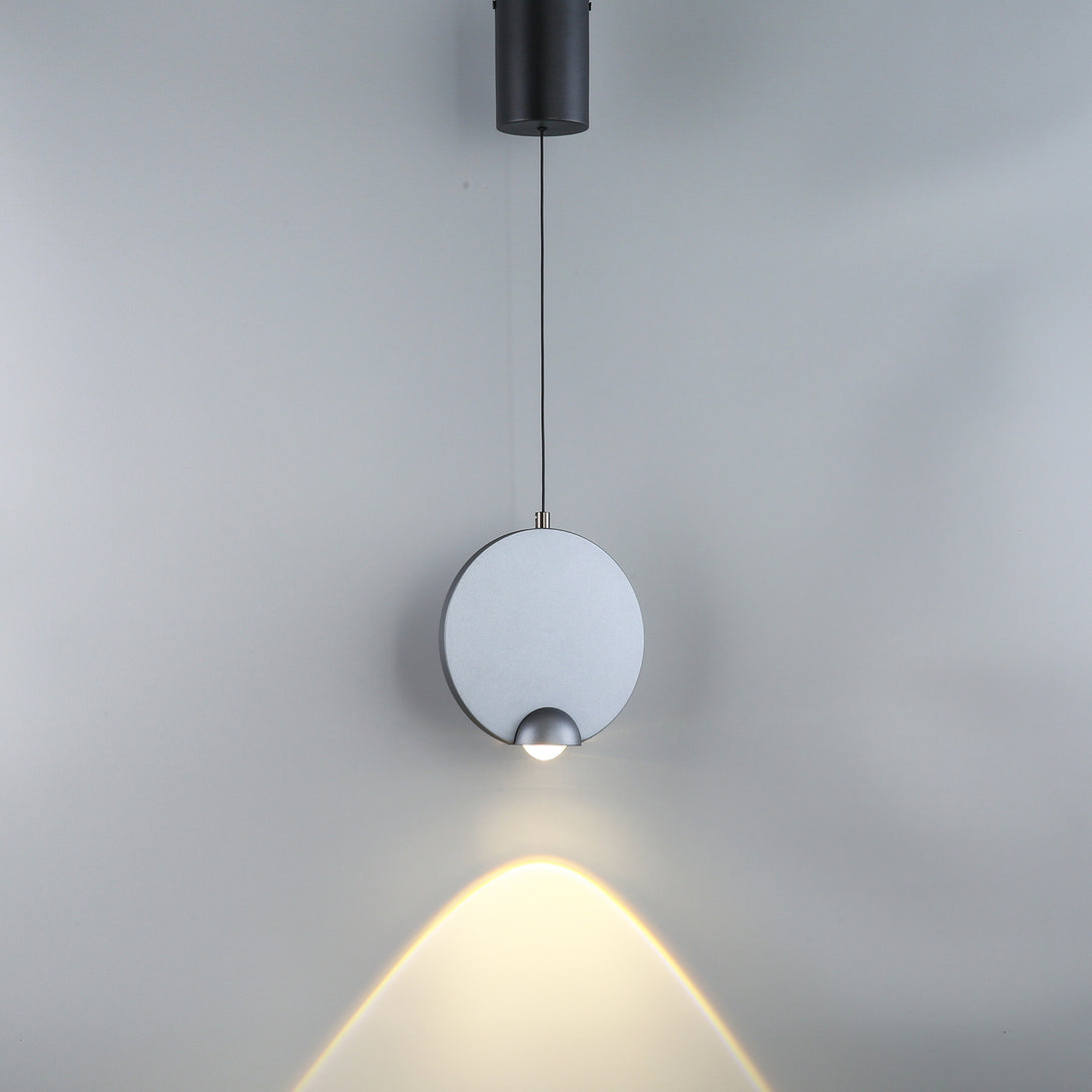 Disc-Shaped Pendant Light