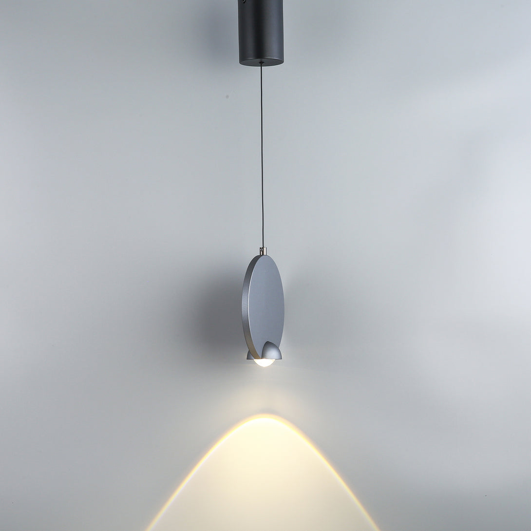 Disc-Shaped Pendant Light