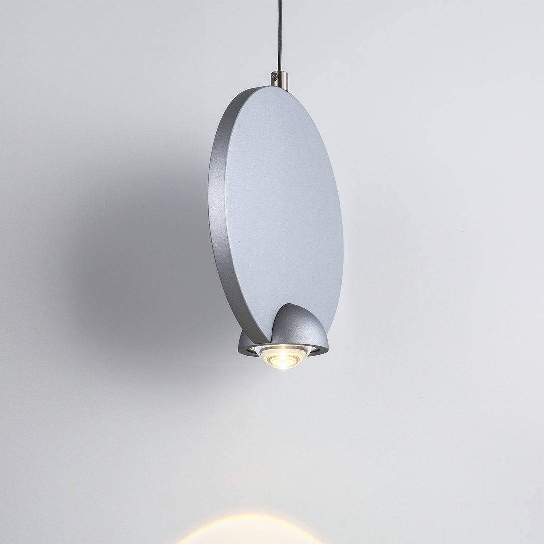 Disc-Shaped Pendant Light