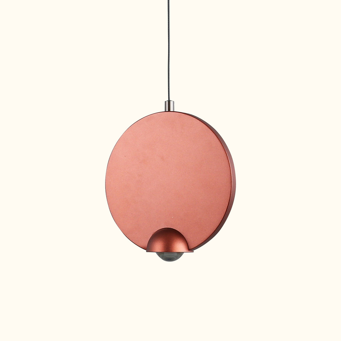 Disc-Shaped Pendant Light