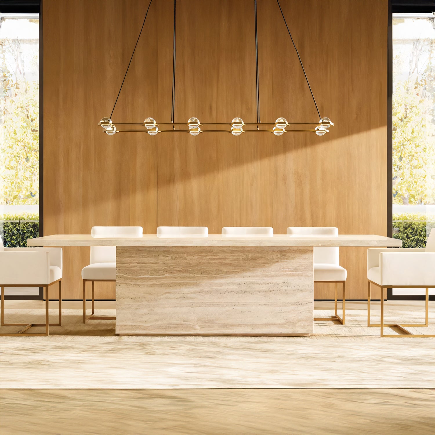 Éclatant Rectangular Chandelier