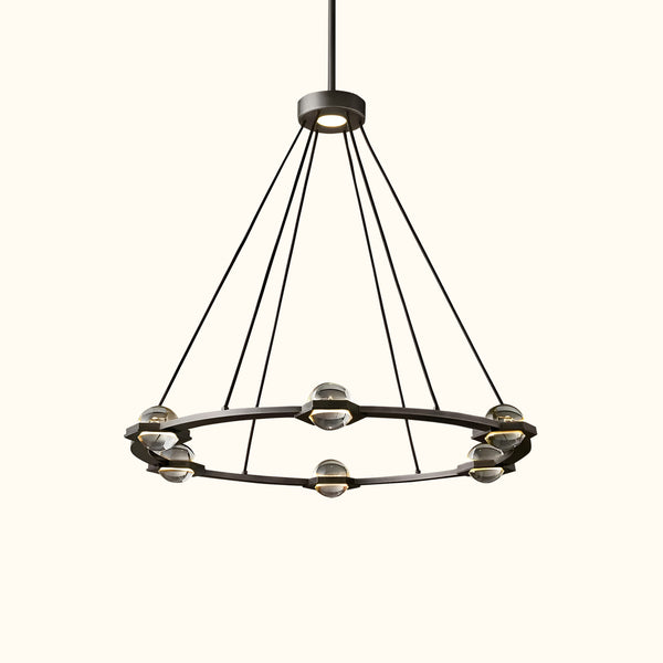 Éclatant Round Chandelier