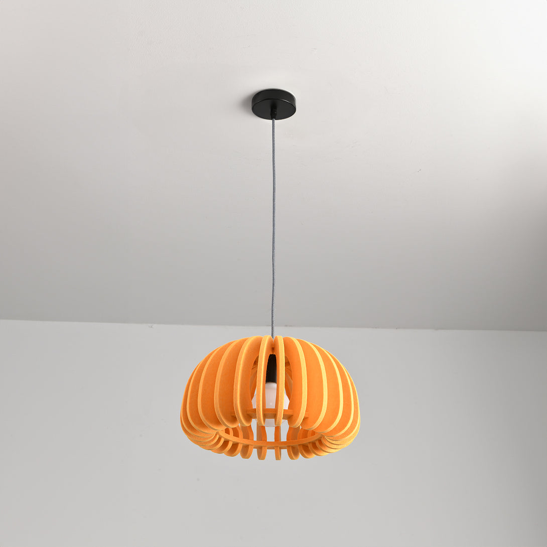 Elke Pumpkin Acoustic PET Pendant Light