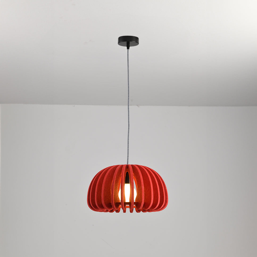 Elke Pumpkin Acoustic PET Pendant Light