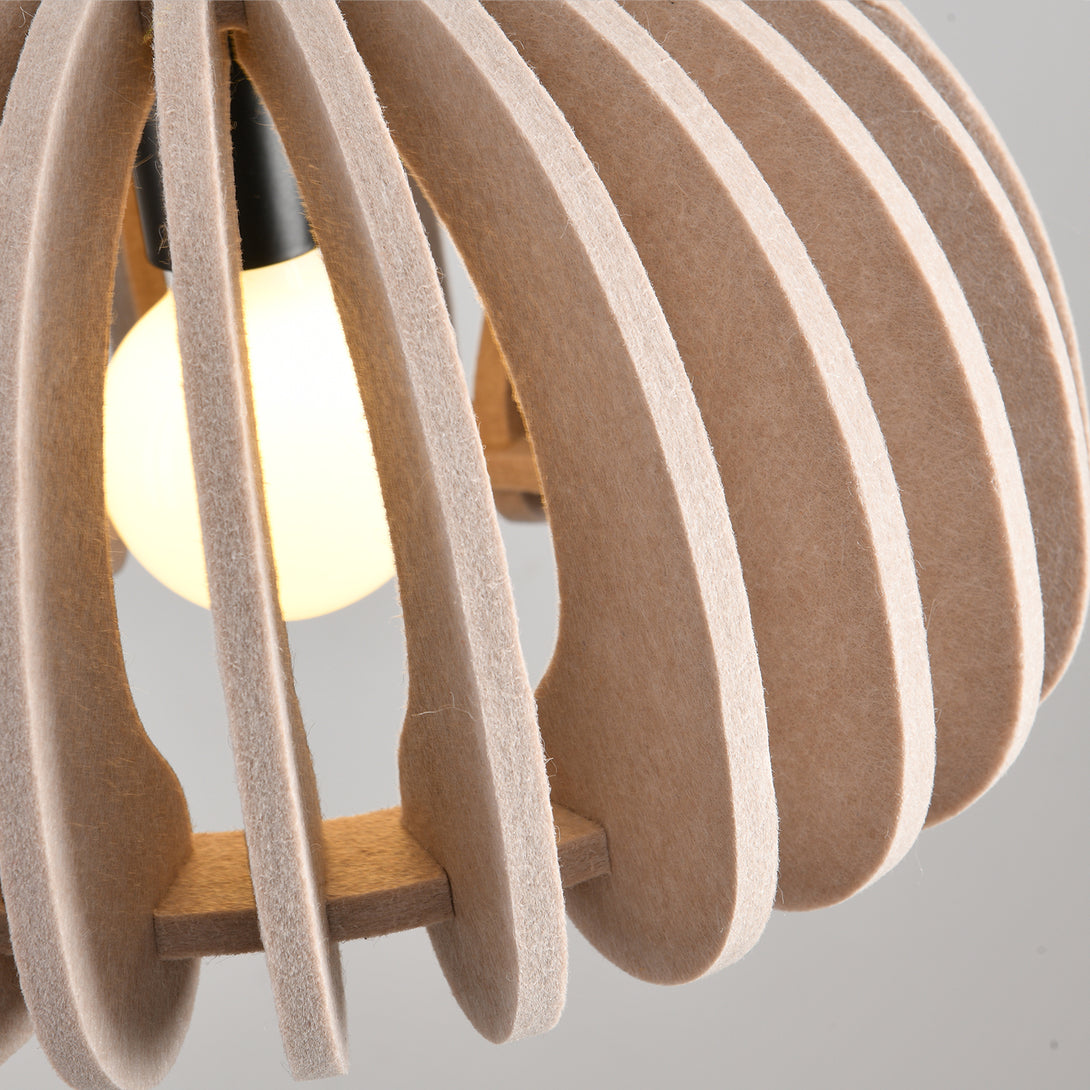 Elke Pumpkin Acoustic PET Pendant Light