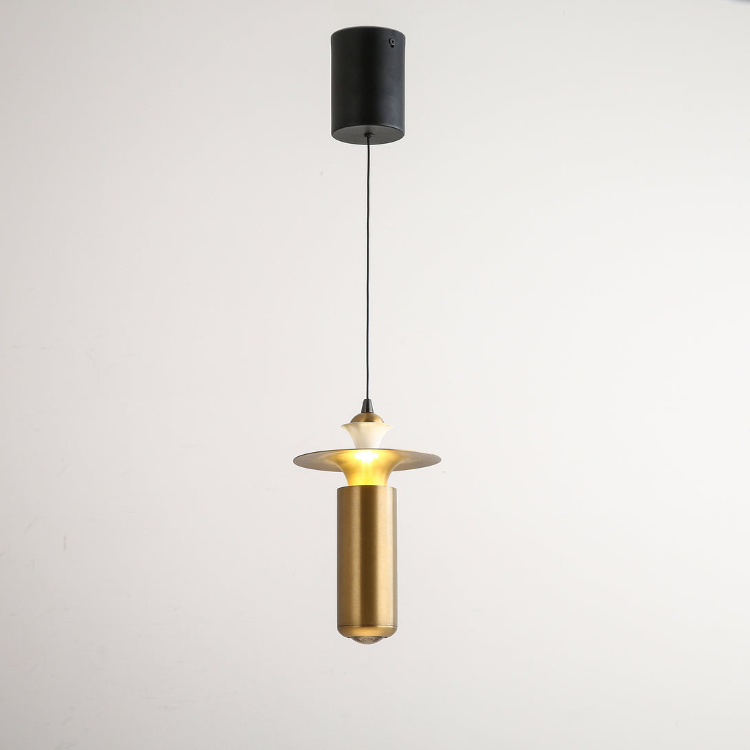 Golden Halo Bedside Pendant Light