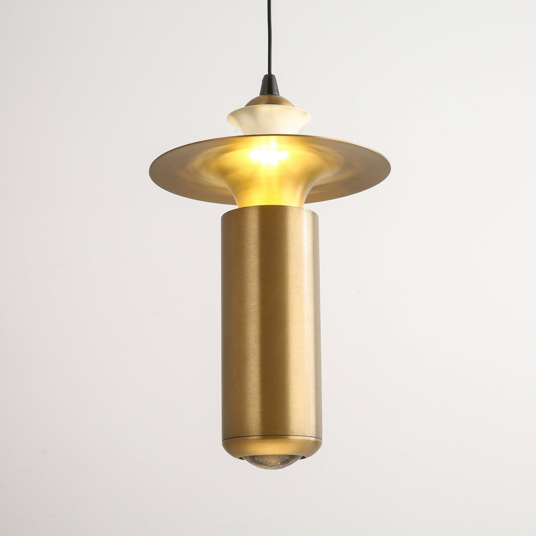 Golden Halo Bedside Pendant Light