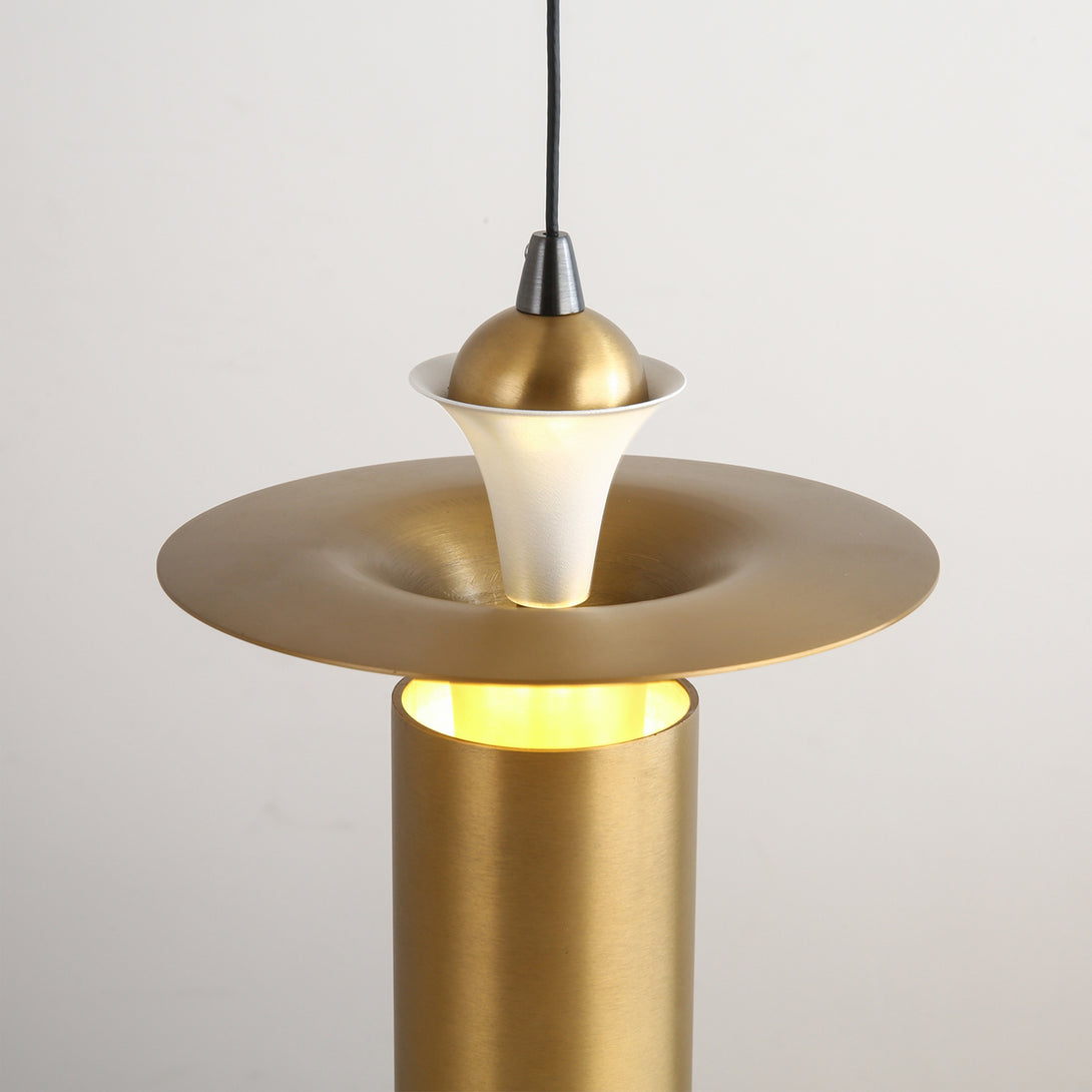 Golden Halo Bedside Pendant Light