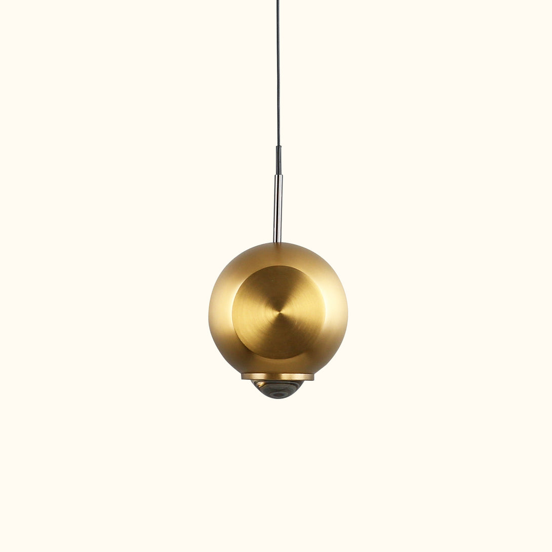 Golden Sphere Pendant Light