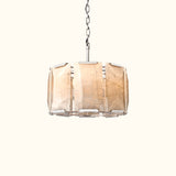 Harlow Calcite Round Chandelier