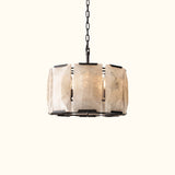 Harlow Calcite Round Chandelier