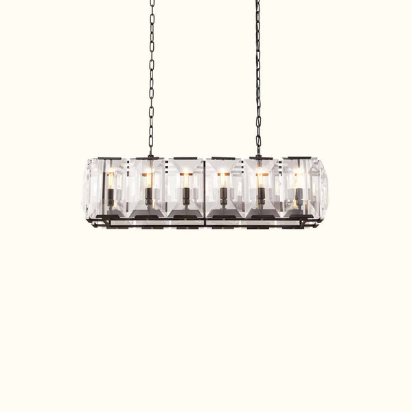 Harlow Crystal Rectangular Chandelier