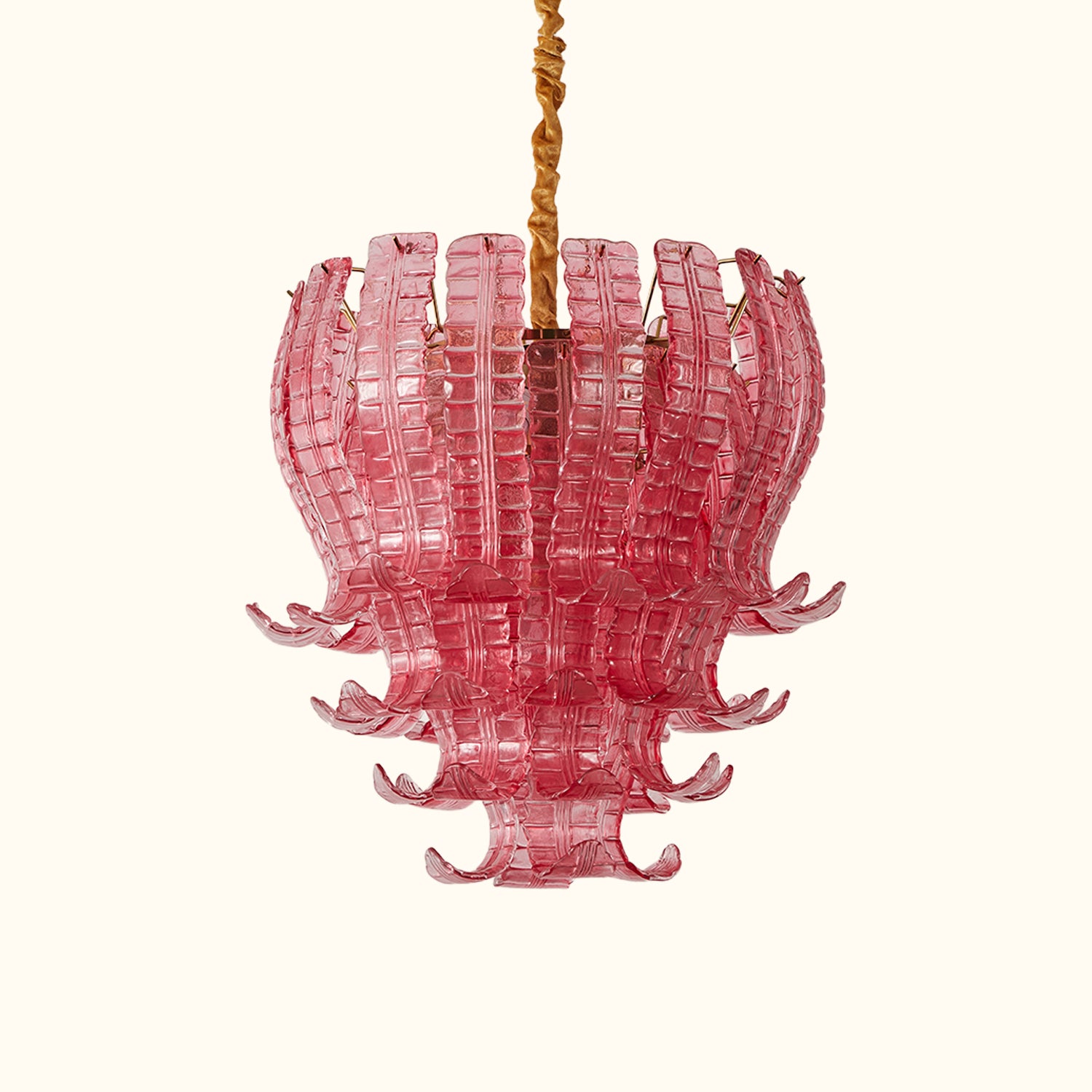 Italian Murano Felci Glass Chandeliers