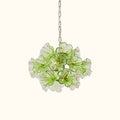 Italian Murano Glass Flower Chandelier 1960s