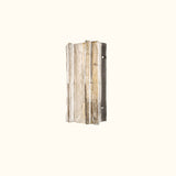 Lattice Clear Glass Sconce