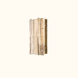 Lattice Clear Glass Sconce