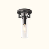 Machinist Glass Cylinder Flushmount