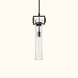 Machinist Glass Cylinder Pendant Light