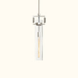 Machinist Glass Cylinder Pendant Light