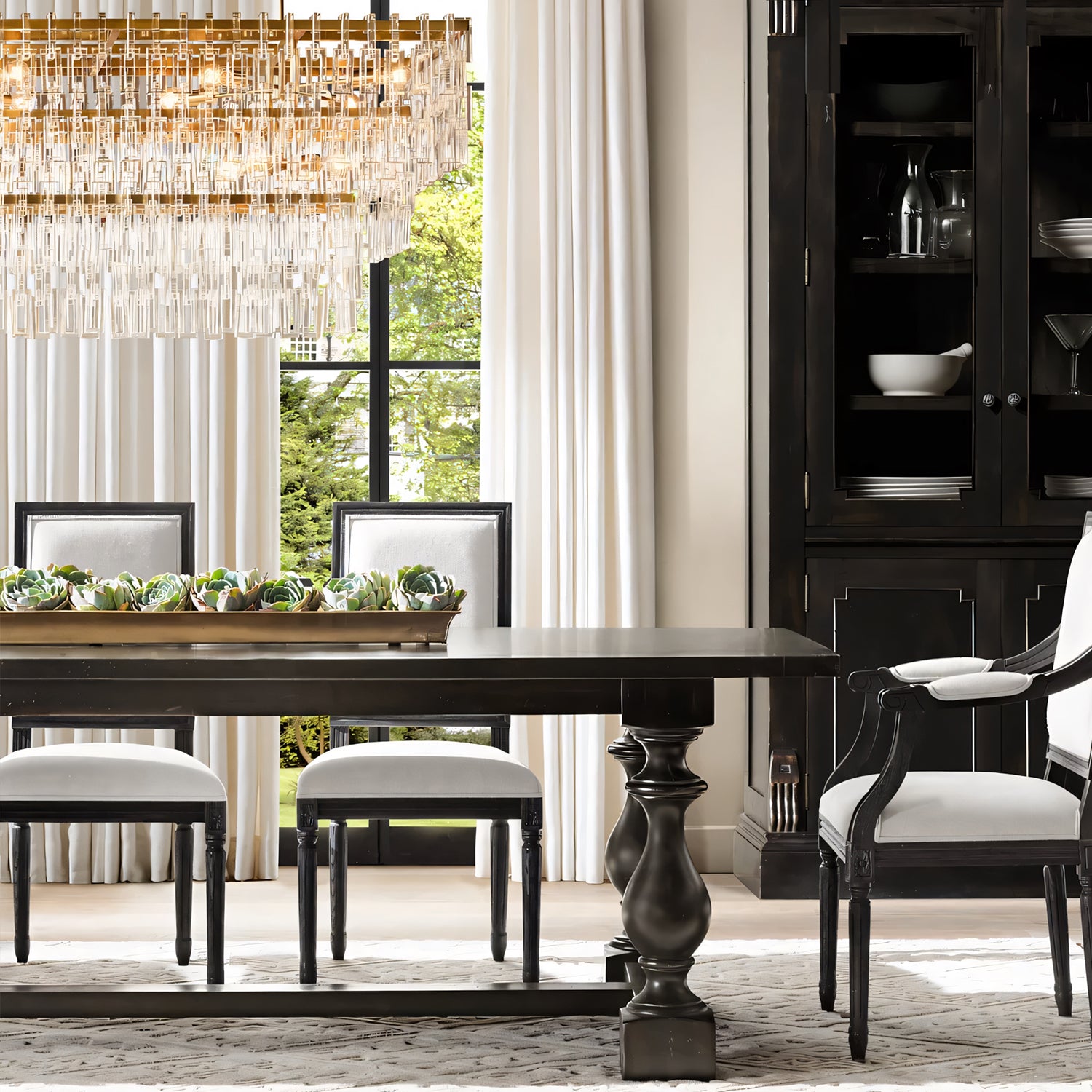 Marignan Tiered Rectangular Chandelier