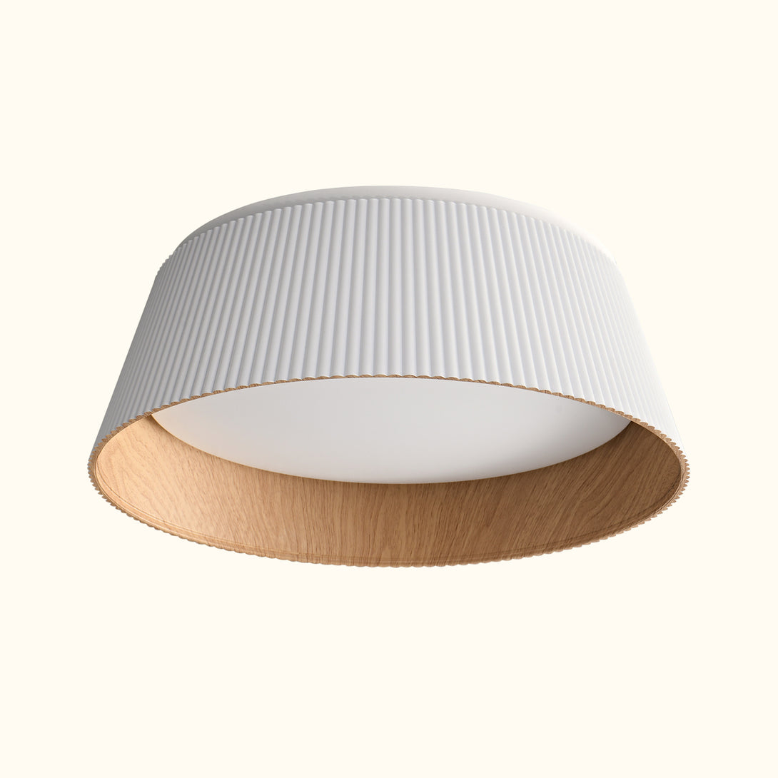 Modern Ribbed Ceiling Light