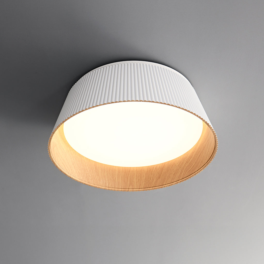 Modern Ribbed Ceiling Light