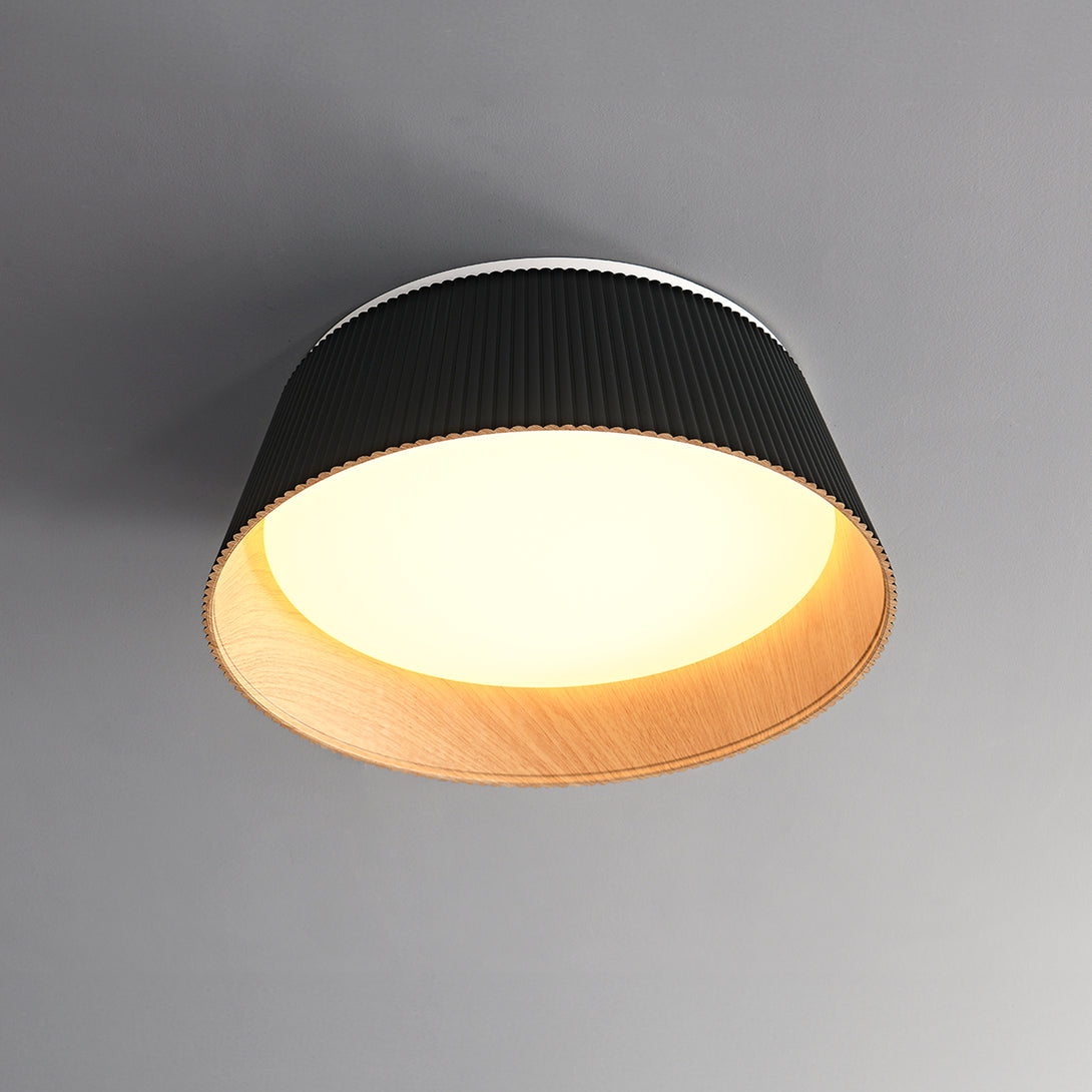 Modern Ribbed Ceiling Light