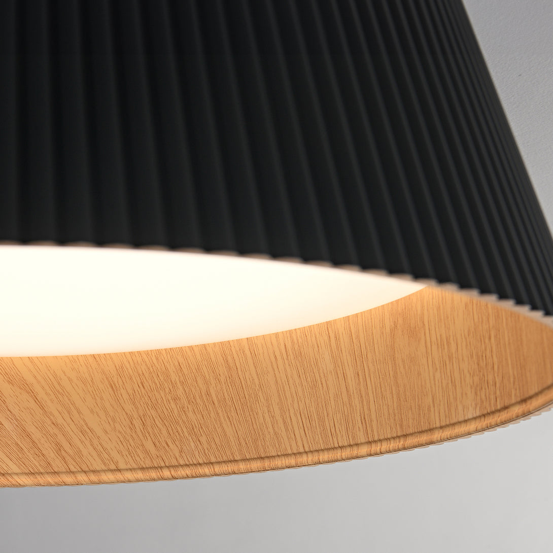 Modern Ribbed Ceiling Light