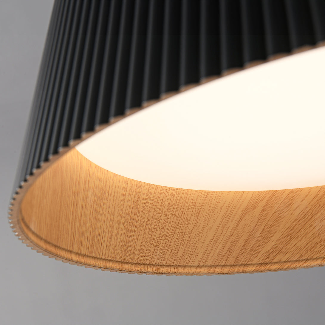 Modern Ribbed Ceiling Light