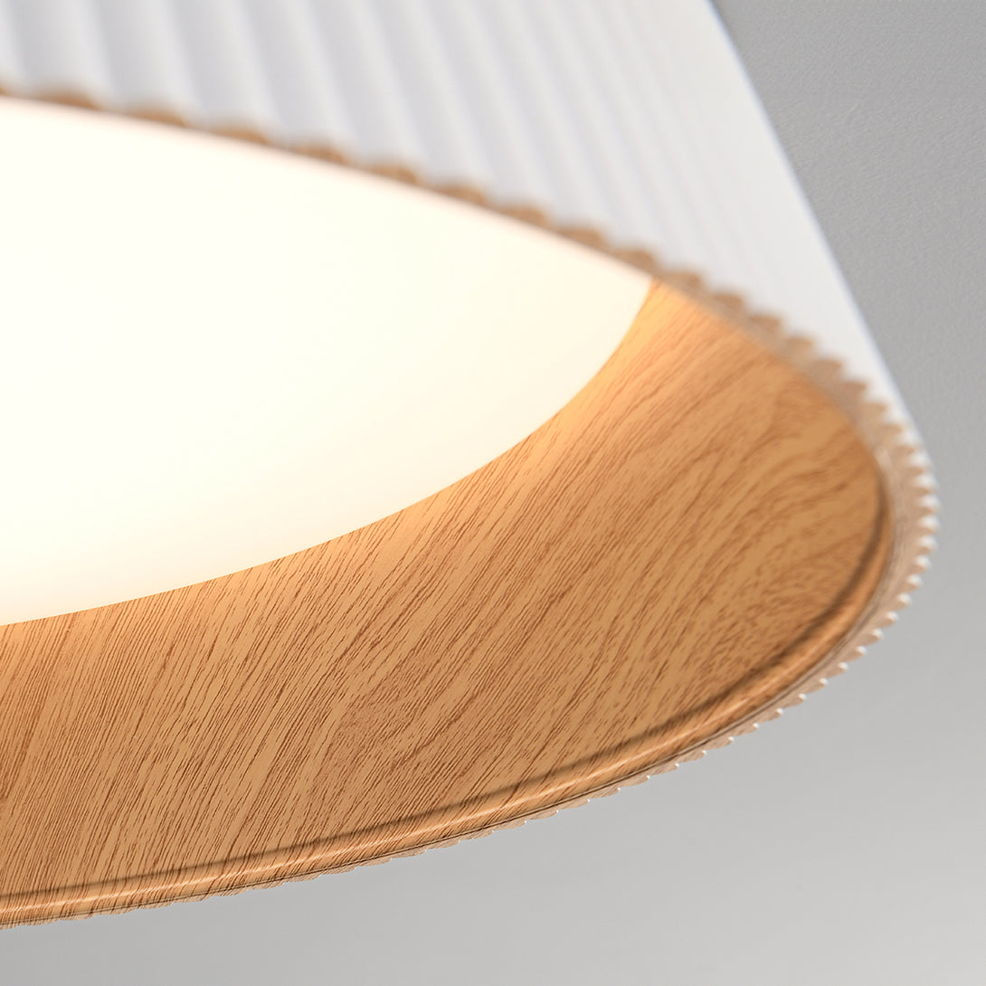 Modern Ribbed Ceiling Light