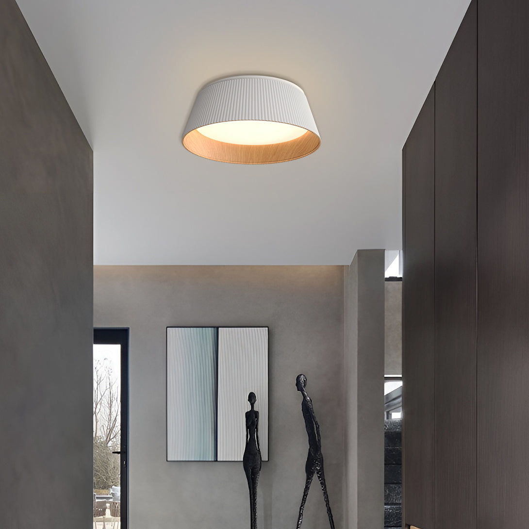 Modern Ribbed Ceiling Light