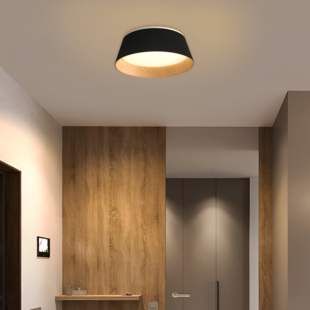 Modern Ribbed Ceiling Light