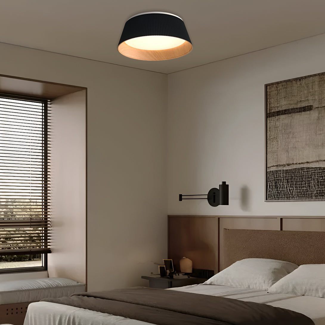 Modern Ribbed Ceiling Light