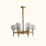 Orrefors_Ball_Brass_Chandelier_Visual_Comfort's_0001
