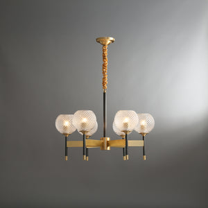Orrefors_Ball_Brass_Chandelier_Visual_Comfort's_0010