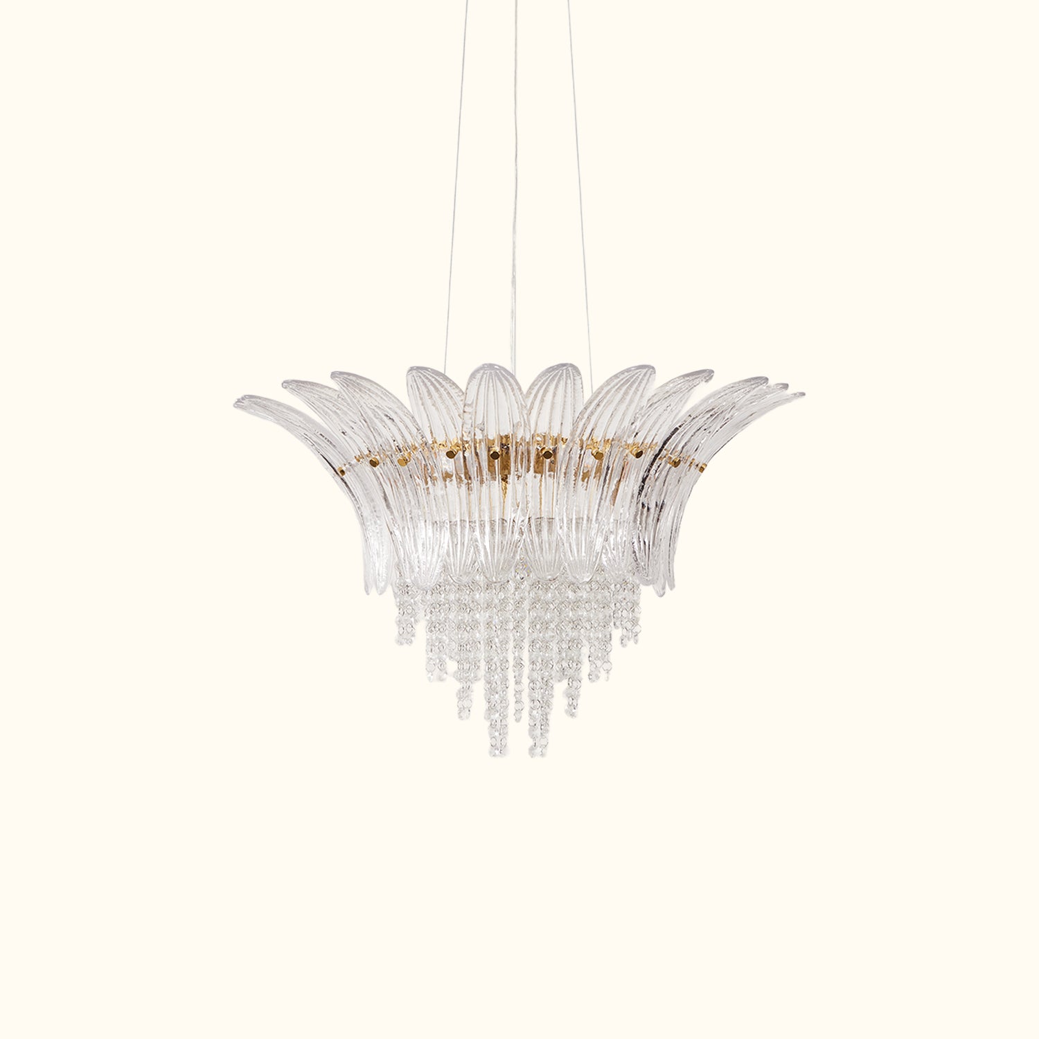 Palmette Crystal Chandelier