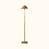Pyramid Metal Shade Telescoping Floor Lamp