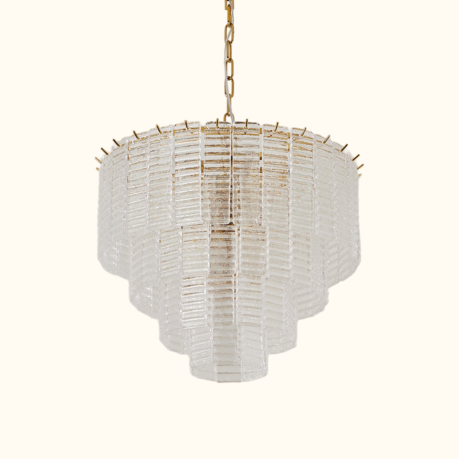 Sirene Clear Glass Round Chandelier