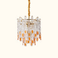 Sumptuous Italian Glass Chandelier, Murano, 1970