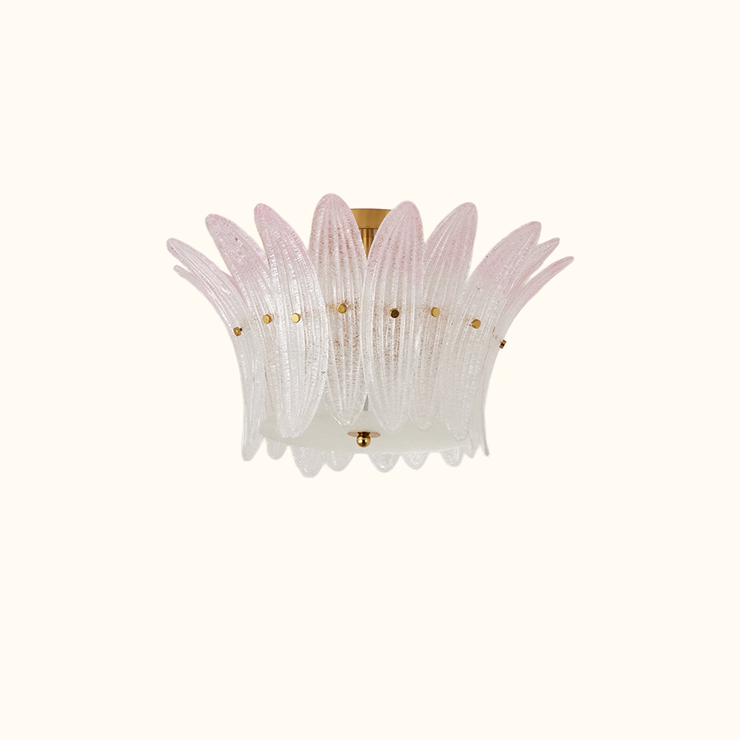 Treviso Semi-Flush, Pink