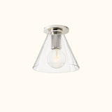 Utilitaire Funnel Shade Flushmount