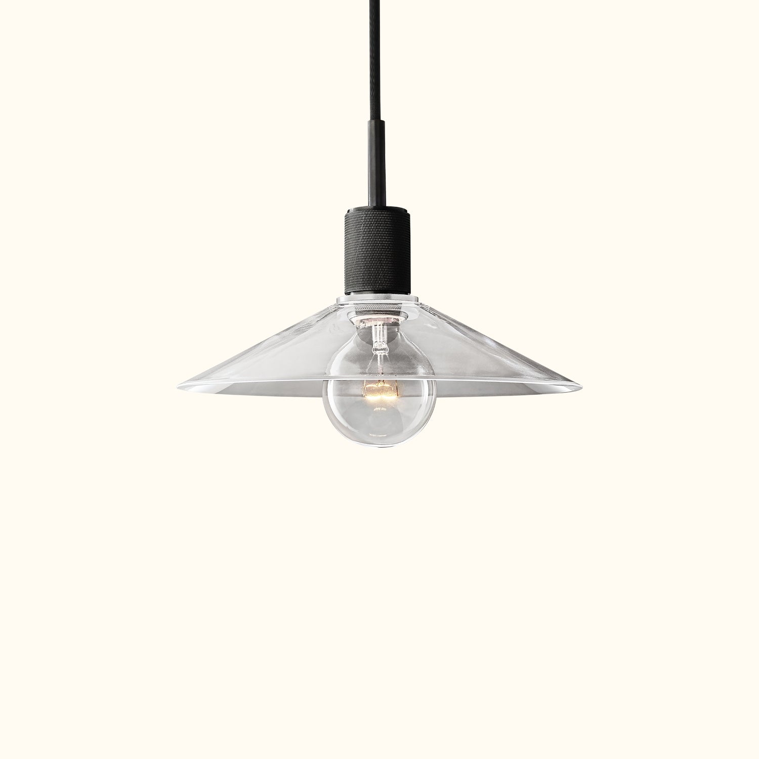 Utilitaire Glass Slope Shade Pendant Light