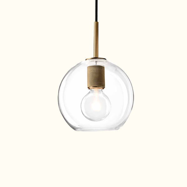 Utilitaire Globe Shade Pendant Light