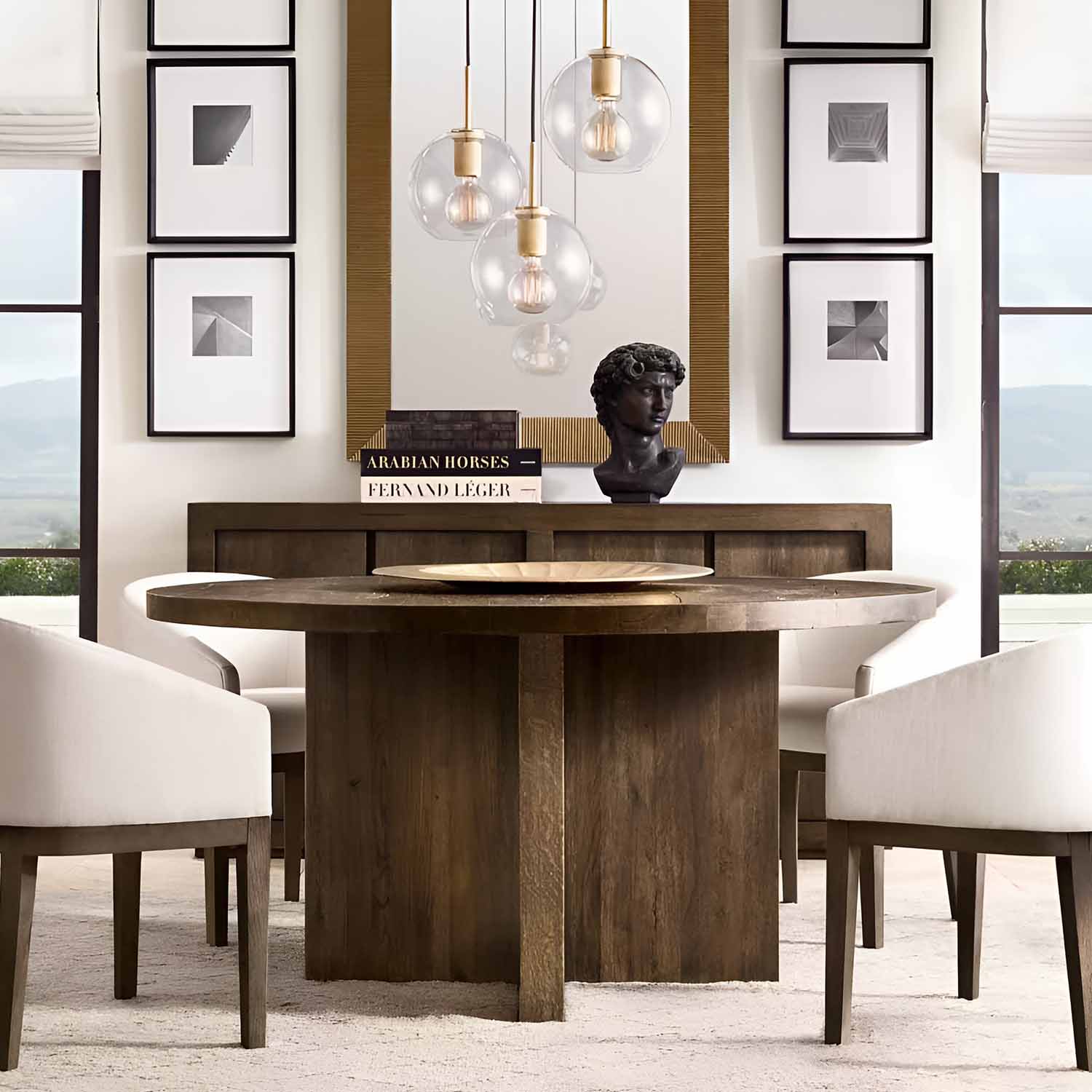 Utilitaire Globe Shade Pendant Light